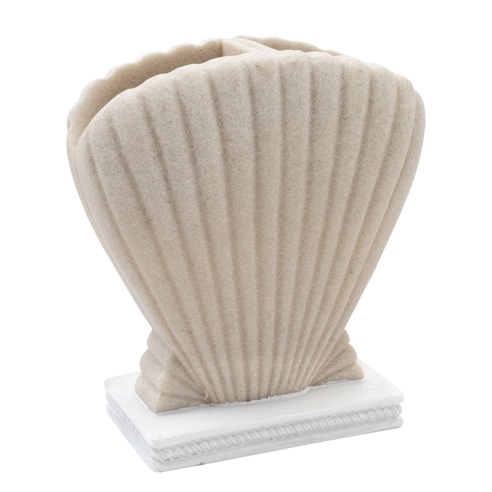 Coastal Shell Bath Accessory Collection 4 Piece Bathroom Set