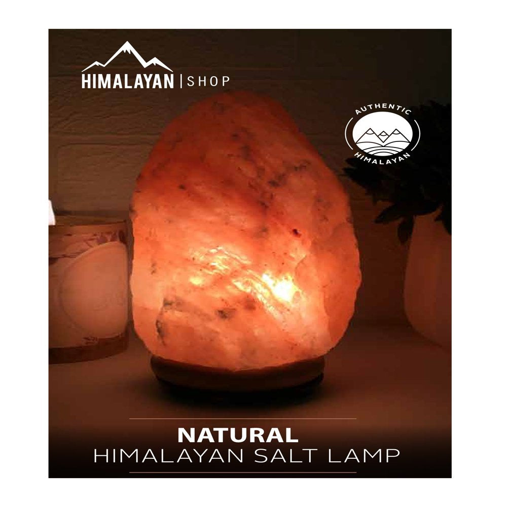 All-Natural Small Pink Himalayan Salt Lamp (5 lbs) - An Elegant Touch of Nature's Beauty for Your Space