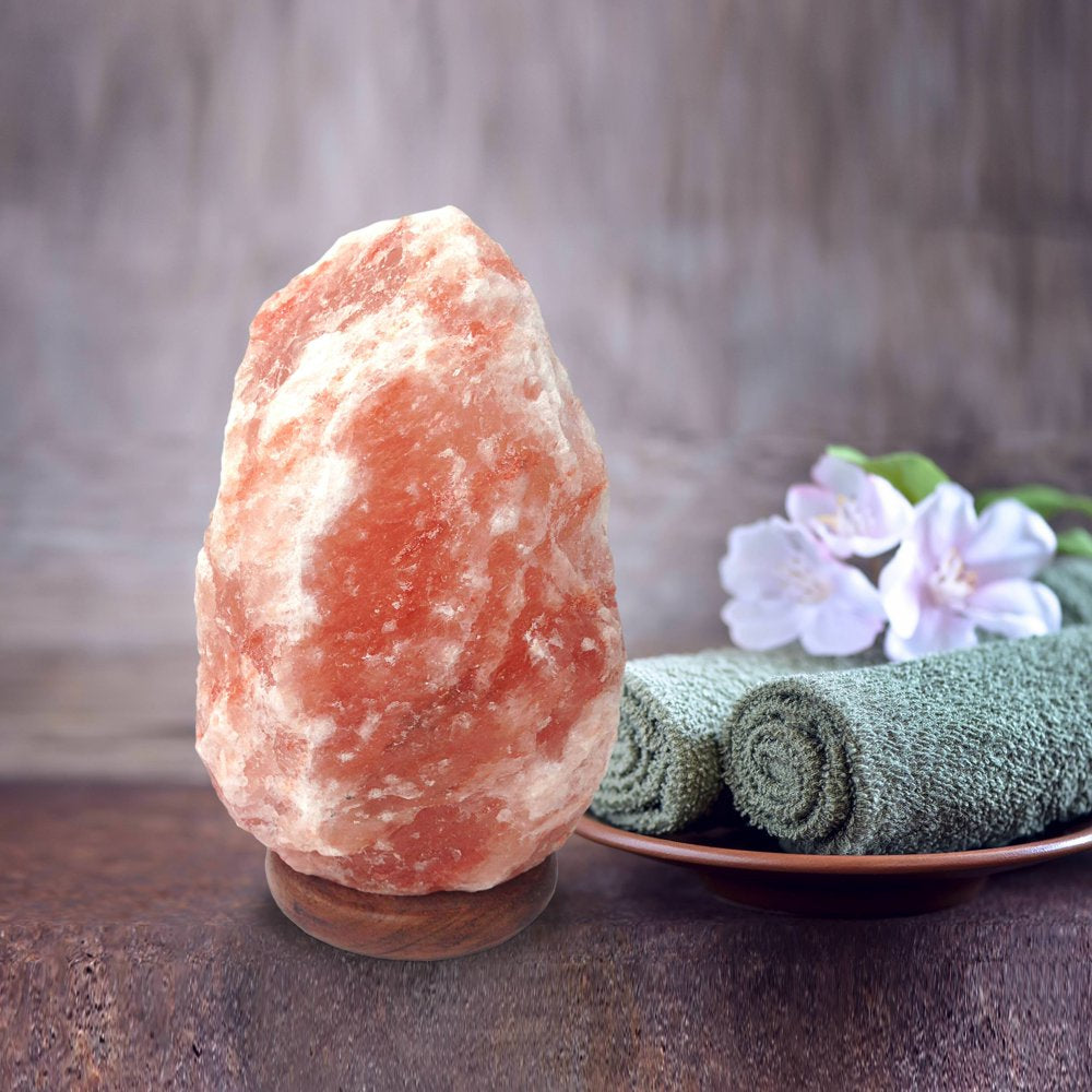 All-Natural Small Pink Himalayan Salt Lamp (5 lbs) - An Elegant Touch of Nature's Beauty for Your Space